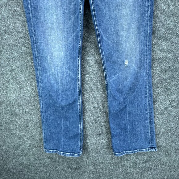 Mother‎ Jeans 25 Stash Tripper Ankle Blue High Rise Button Fly Stretch USA - Picture 3 of 16